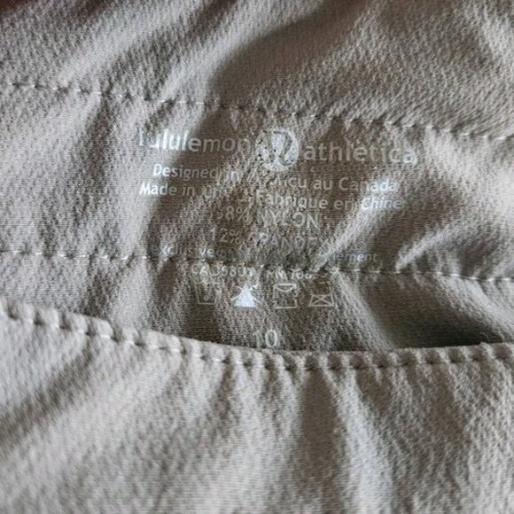 Lululemon Athletica Pants Womens 10 Gray Wide Leg Windbreaker Trail Hiking Y2K - Picture 3 of 16